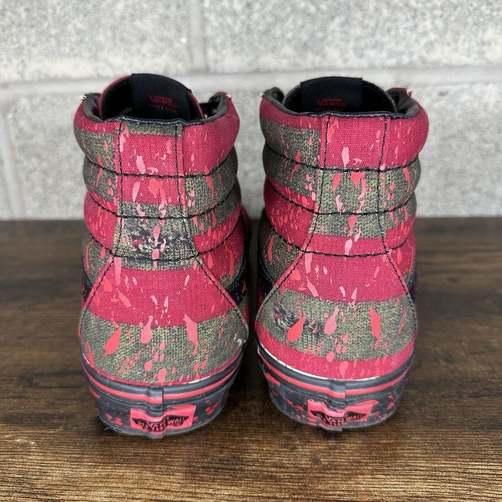 Vans X A Nightmare on Elm Street Freddy Krueger Bloody Shoes Men's 11 - Picture 3 of 11